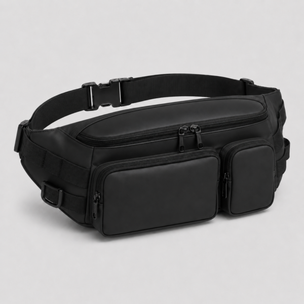腰包4展示图F Custom 600D PU-Coated Polyester Outdoor Utility Waist Pack