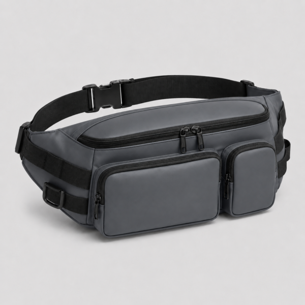 腰包4展示图H Custom 600D PU-Coated Polyester Outdoor Utility Waist Pack