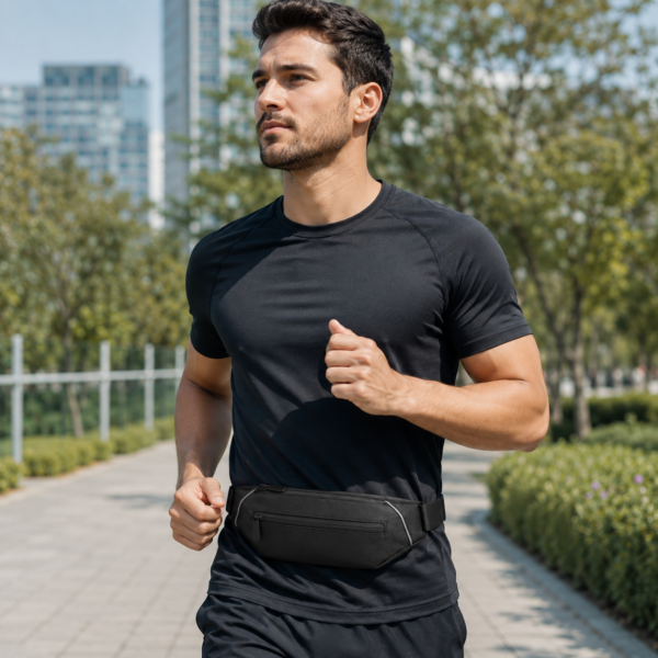 腰包6展示图A Custom 300D RPET Lightweight Running Waist Pack