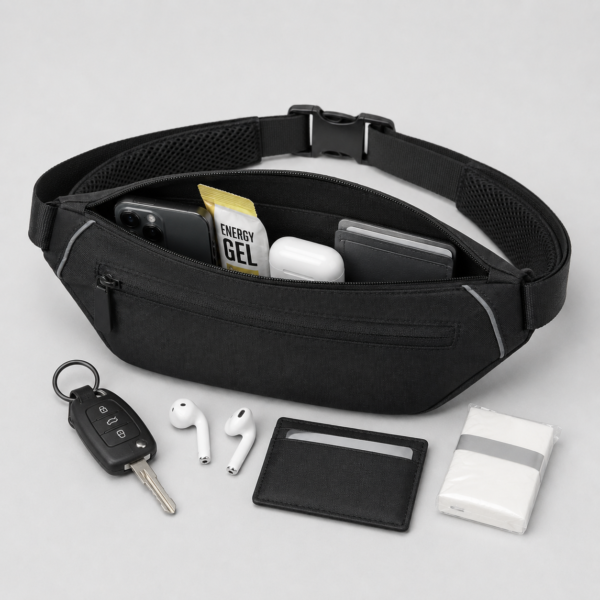 腰包6展示图F Custom 300D RPET Lightweight Running Waist Pack