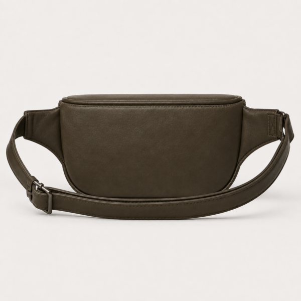 腰包7展示图B Custom Premium PU Vegan Leather Minimalist Belt Bag