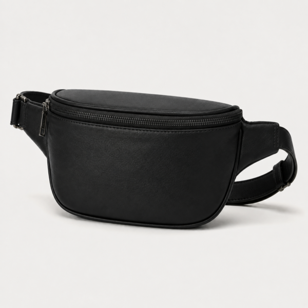 腰包7展示图G Custom Premium PU Vegan Leather Minimalist Belt Bag