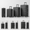PC Shell Aluminum Frame Luggage Set multi-angle product display