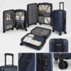 Custom ABS+PC Hybrid Expandable Luggage Set 3-Piece 20 24 28 Inch
