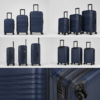Custom ABS+PC Hybrid Expandable Luggage Set 3-Piece 20 24 28 Inch