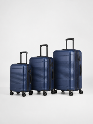 行李箱11展示图E ABS PC Hybrid Expandable Luggage Set navy 3-piece 20 24 28 inch