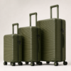 行李箱12展示图B Custom 100% PC Wide-Handle Trunk Luggage Set 3-Piece 20 24 28 Inch
