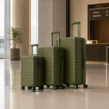 行李箱12展示图D Custom 100% PC Wide-Handle Trunk Luggage Set 3-Piece 20 24 28 Inch