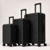 行李箱12展示图F Custom 100% PC Wide-Handle Trunk Luggage Set 3-Piece 20 24 28 Inch