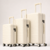 行李箱12展示图G Custom 100% PC Wide-Handle Trunk Luggage Set 3-Piece 20 24 28 Inch