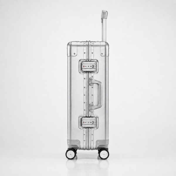 行李箱13展示图C Custom Aluminum Alloy Frame Luggage 20 24 28 Inch with Dual Latch Locks