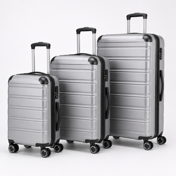 Custom PP Polypropylene Hard Shell Luggage Set 3-Piece 20 24 28 Inch