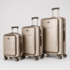Custom Front-Opening Polycarbonate Luggage Set 3-Piece 20 24 28 Inch with Laptop Compartment