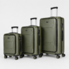 Custom Front-Opening Polycarbonate Luggage Set 3-Piece 20 24 28 Inch with Laptop Compartment