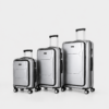 Custom Front-Opening Polycarbonate Luggage Set 3-Piece 20 24 28 Inch with Laptop Compartment