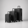 Custom Vertical Ribbed PP Polypropylene Luggage Set 3 Piece 20 24 28 Inch