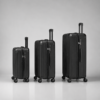 Custom Vertical Ribbed PP Polypropylene Luggage Set 3-Piece 20 24 28 Inch