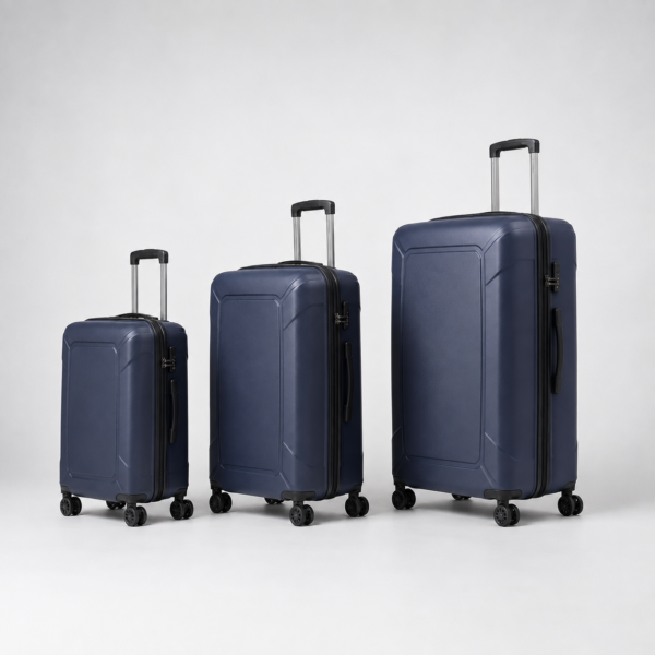行李箱5展示图A Custom Lightweight PP Spinner Luggage Set 3 Piece 20 24 28 Inch