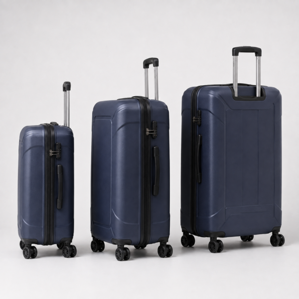 行李箱5展示图C Custom Lightweight PP Spinner Luggage Set 3-Piece 20 24 28 Inch