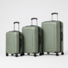 行李箱5展示图H Sage green lightweight PP polypropylene spinner luggage set