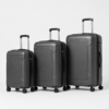 行李箱5展示图J Graphite gray lightweight PP spinner luggage set 3 piece