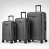 Custom Lightweight Softside Spinner Luggage Set with Front Pockets & Vanity Case