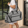 Tennis and pickleball racket sports bag with adjustable shoulder strap