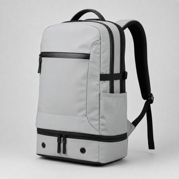 Custom TPU-Coated Water-Resistant Sports Backpack with Ventilated Shoe Compartment