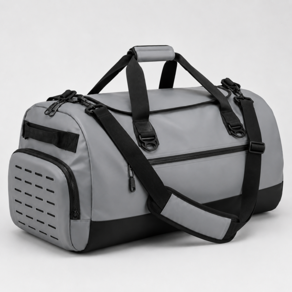 Custom TPU-Coated Outdoor Training Duffel Bag with Ventilated Gear Compartment