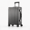 Custom Aluminum Magnesium Alloy Zipperless Luggage with Dual Locks & Spinner Wheels
