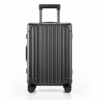 Custom Aluminum Magnesium Alloy Zipperless Luggage with Dual Locks & Spinner Wheels