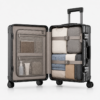 Custom Aluminum Magnesium Alloy Zipperless Luggage with Dual Locks & Spinner Wheels