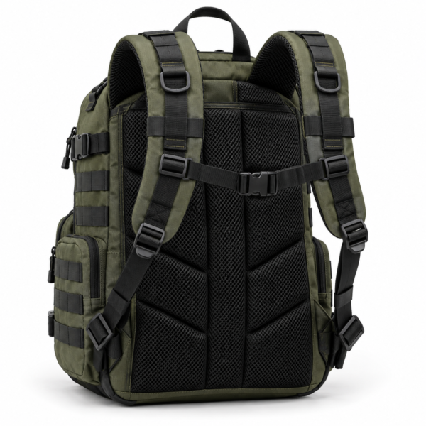 Custom MOLLE Tactical Backpack with Side Utility Pockets