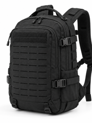 2 Custom Laser Cut MOLLE Tactical Backpack with Padded Laptop Compartment