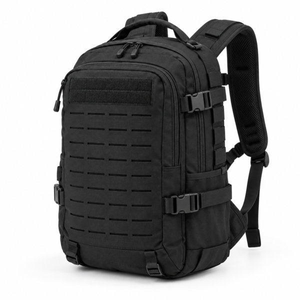 Custom Laser Cut MOLLE Tactical Backpack with Padded Laptop Compartment