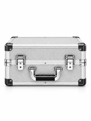 48e64c90-aed8-4746-b502-b99448cdf48a Custom Expandable Aluminum Makeup Train Case with Trays