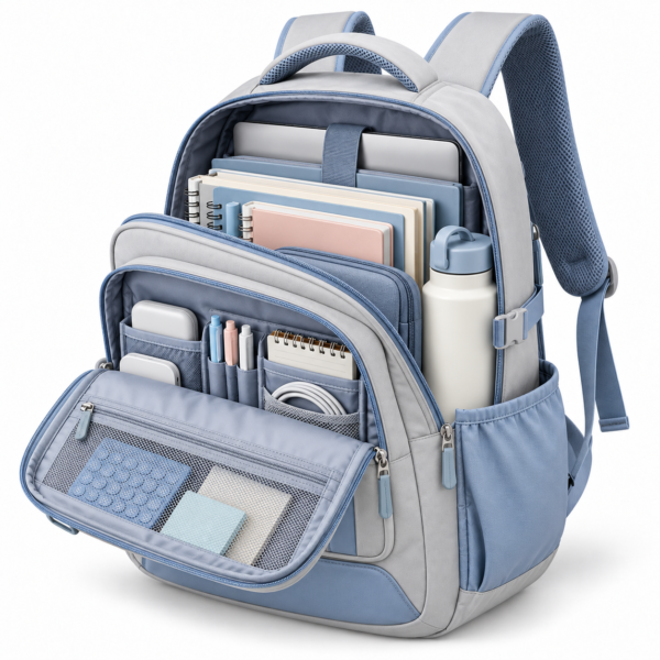 Custom Multi-Compartment Secondary School Backpack for Students
