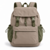 Custom Flap-Top Secondary School Backpack with Multiple Pockets