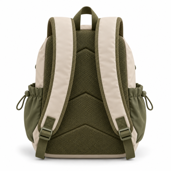 Custom Flap-Top Secondary School Backpack with Multiple Pockets