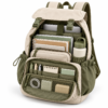 Custom Flap-Top Secondary School Backpack with Multiple Pockets