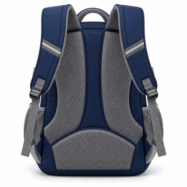 Custom Multi-Pocket Secondary School Backpack with Padded Straps