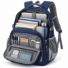 Custom Multi-Pocket Secondary School Backpack with Padded Straps