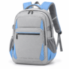 Custom Multi-Pocket Secondary School Backpack with Padded Straps