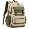 Custom Multi-Pocket Secondary School Backpack with Flap Front Pocket