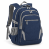 Custom Color Block Secondary School Backpack with Multiple Compartments
