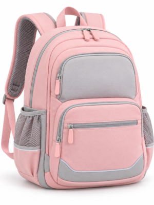 Custom Multi-Pocket Elementary School Backpack with Padded Straps