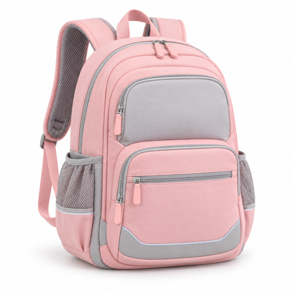 Custom Multi-Pocket Elementary School Backpack with Padded Straps
