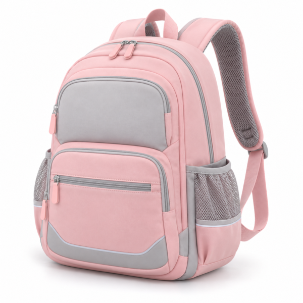 Custom Multi-Pocket Elementary School Backpack with Padded Straps