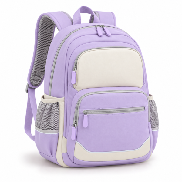 Custom Multi-Pocket Elementary School Backpack with Padded Straps