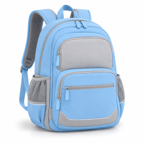 Custom Multi-Pocket Elementary School Backpack with Padded Straps